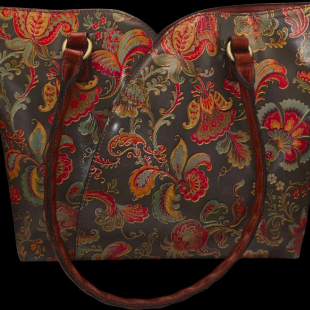 Marion Tote - Vintage Italian Floral Paisley